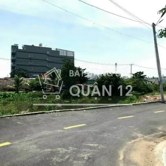Đất Mặt Tiền Kinh Doanh Đường Hà Huy Giáp. DT. 4M x 26M.90m2 công nhận