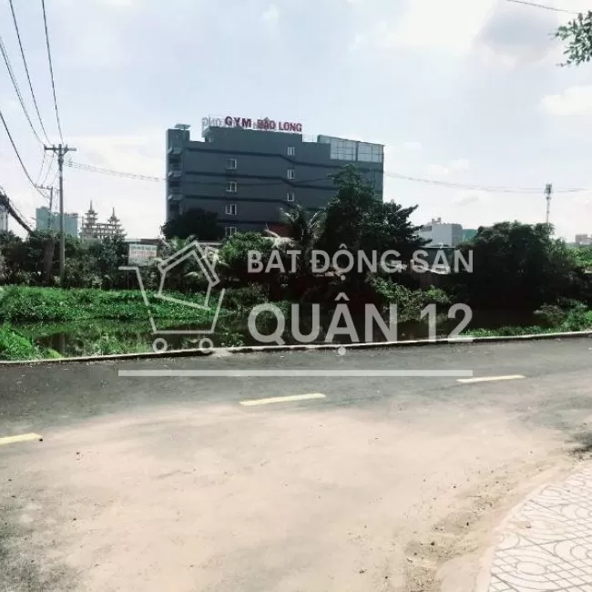 Đất Mặt Tiền Sông đường 12M Hà Huy Giáp.DT. 4.5M x 20M. Cực đẹp