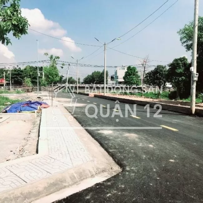 Đất Mặt Tiền Sông đường 12M Hà Huy Giáp.DT. 4.5M x 20M. Cực đẹp