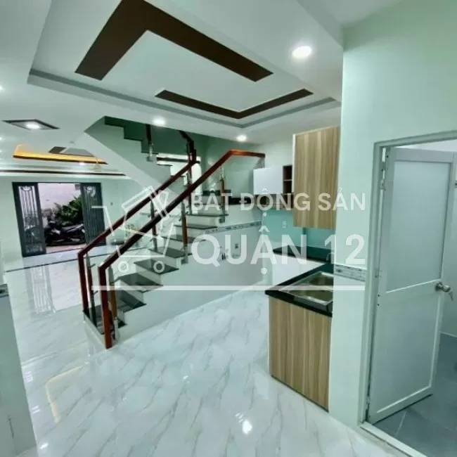 Nhà SHR Tân Thới Hiệp DT : 44m2 Nhà đúc 1 lầu Q12 