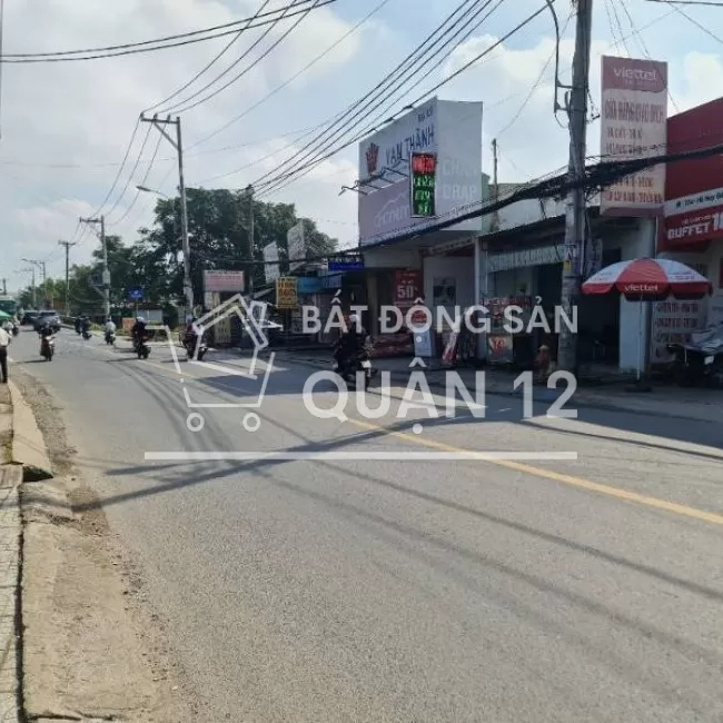 Cần bán gấp nhà mặt tiền Hà Huy Giáp 8 x 42m. SHR
