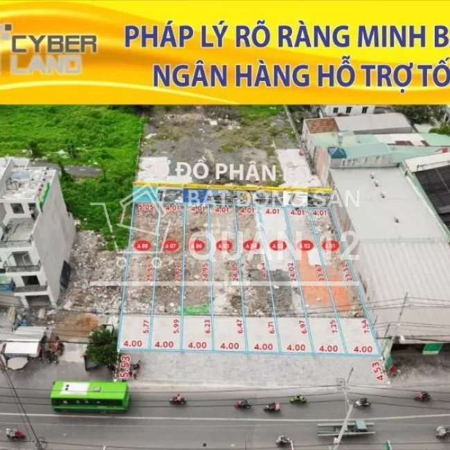 Chính Chủ Cần Bán Lô Đất Mặt Tiền Hà Huy GiápTại Hồ Chí Minh