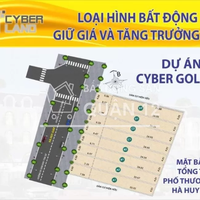 Chính Chủ Cần Bán Lô Đất Mặt Tiền Hà Huy GiápTại Hồ Chí Minh