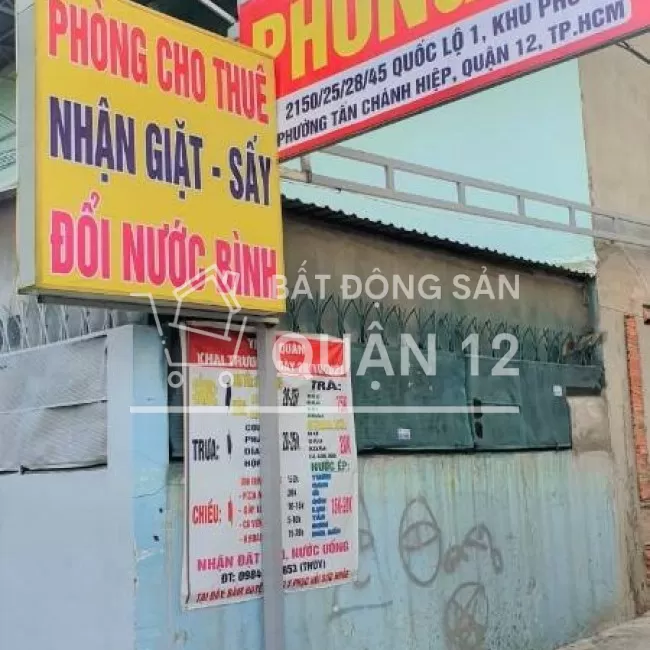 Bán Tòa Nhà Chung Cư gồm 57 Phòng Trọ tại P.Tân Chánh Hiệp, Quận 12