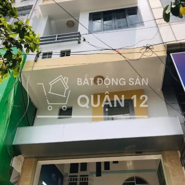 Bán nhà Mặt tiền Tô Ký, vị trí cực đẹp. 3,7x12, 1 trệt, 1 lửng, 2 lầu