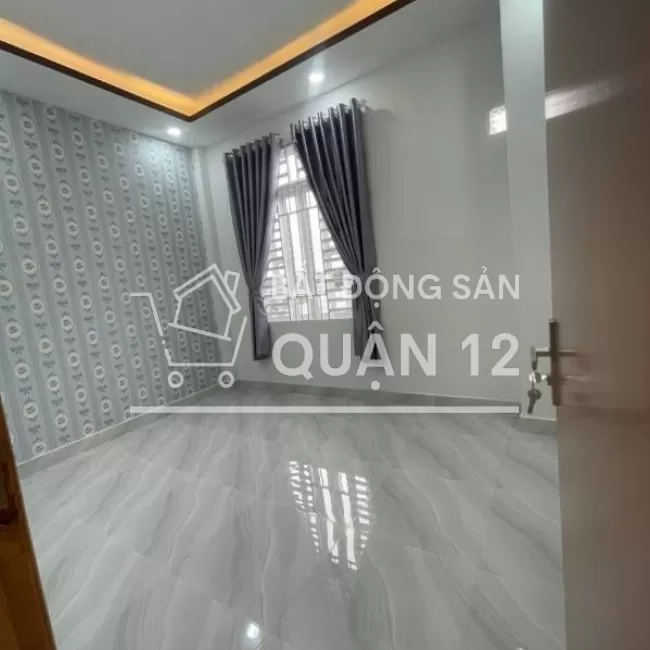 Nhà 1 trệt 1 lầu, 2 Mtiền, Hẻm 4M, 60M2(4x15), TTH07 Q12, 4tỷ450 TL