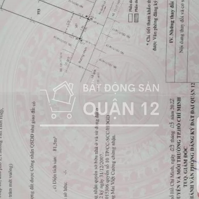 Kẹt tiền bán rẻ căn nhà cấp 4.Dt 5x21m. Đường 4m