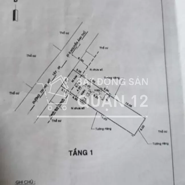 Bán nhà chia thừa kế HH 1% 6x25m TMT 01 Hóc Môn 