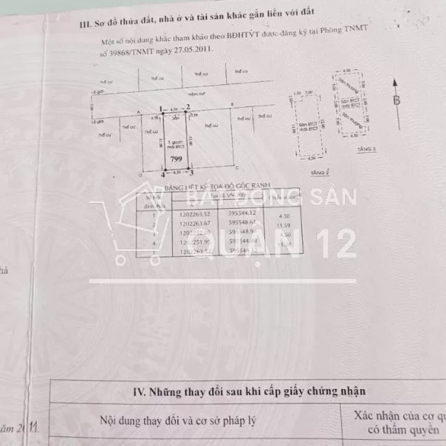 Chính chủ bán nhà 1T1L đúc, hẻm xe hơi TCH10, khu nhà lầu yên tĩnh