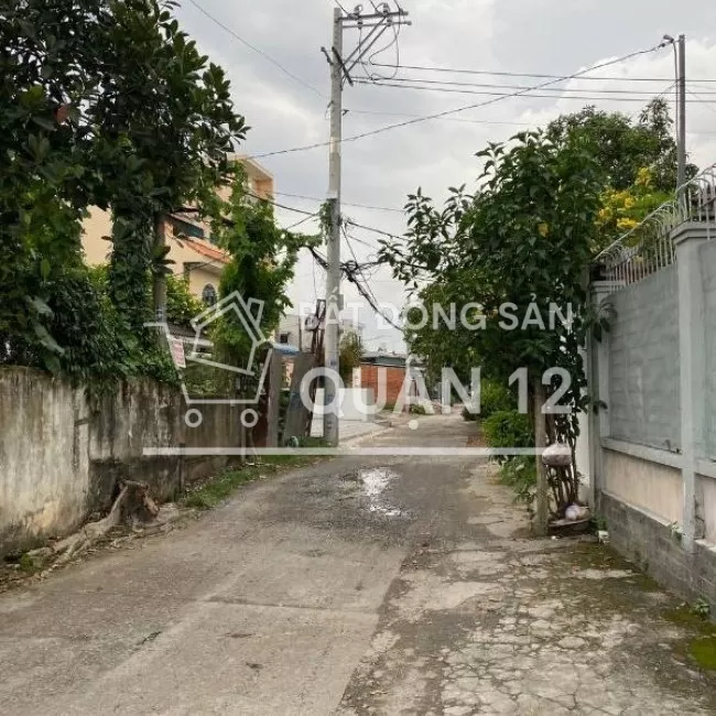 Bán lô đất thổ cư hẻm ba gác 244 Vườn Lài, P.An Phú Đông quận 12