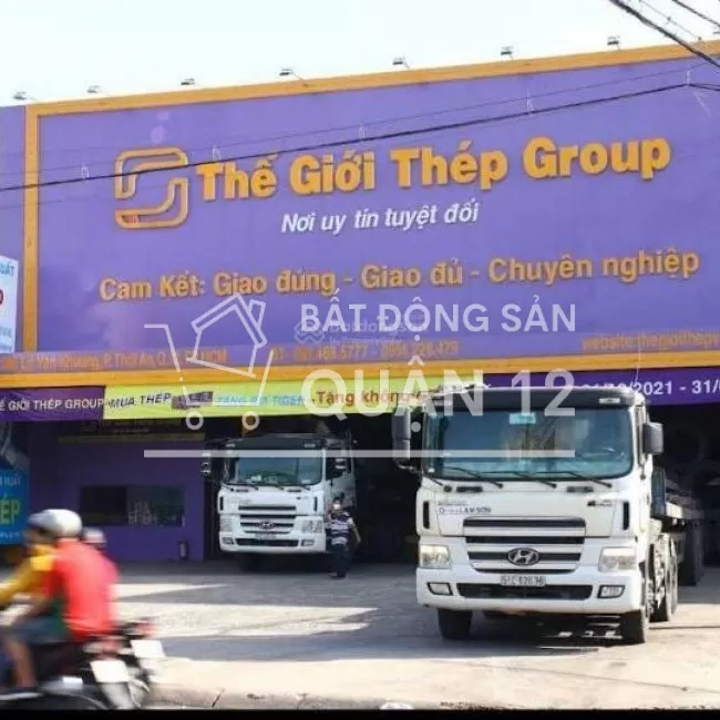 Cho thuê kho showroom 2 mặt tiền 1000m2 Lê Văn Khương, Q12.