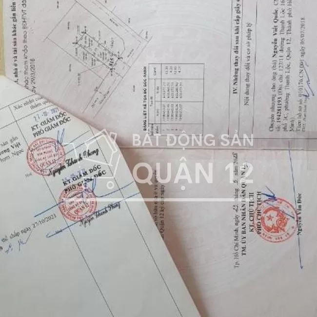 1/xẹc Vườn Lài An Phú Đông Q. 12, cách SB Tân Sơn Nhất Tân Bình 03km