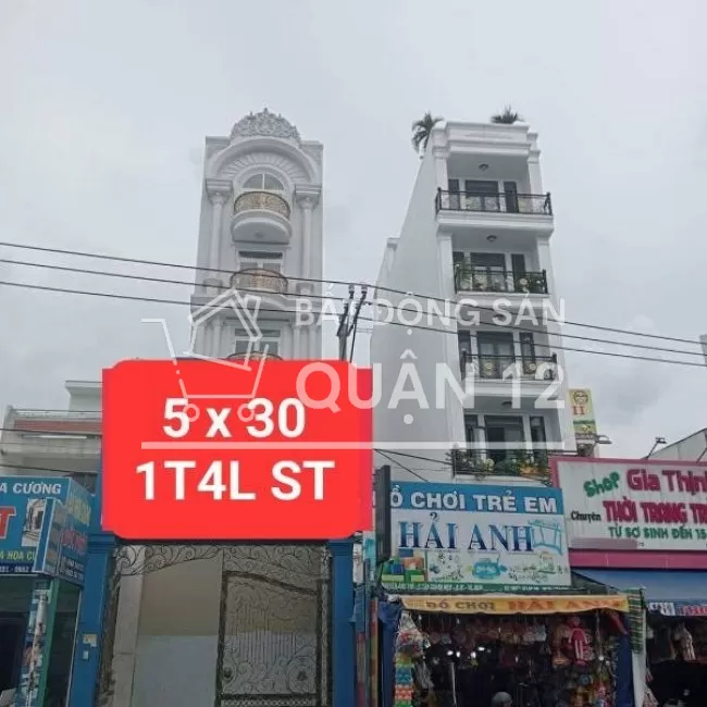 Nhà 1T5L 5,15x30 mặt tiền Nguyễn Ảnh Thủ, F TCH, Quận 12