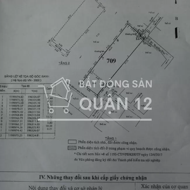 Chính Chủ Cần Bán Gấp Nhà Vị Trí Đẹp  Quận 12, Tp Hồ Chí Minh