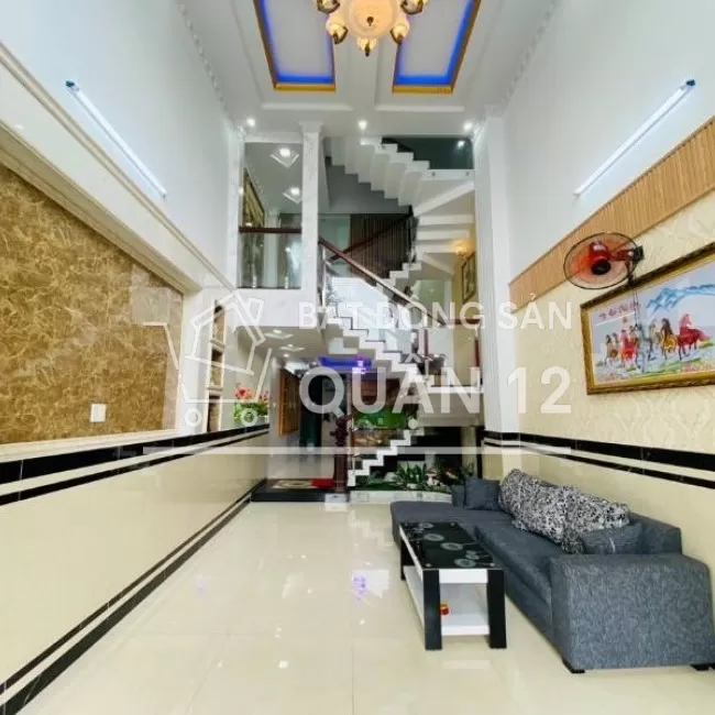 Bán nhà hẻm xe hơi 8m, mới full nội thất Phường Hiệp Thành quận 12 