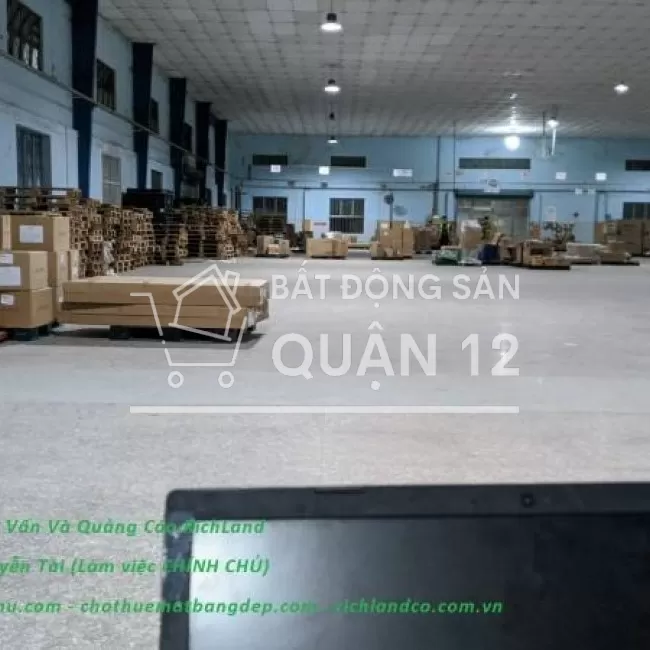 Cho thuê nhà xưởng  170 Quốc Lộ 1A, Quận 12_DT:10.170m2_ Giá 1.4 tỷ