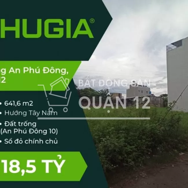 Bán đất trống đường An Phú Đông 10, quận 12, HCM