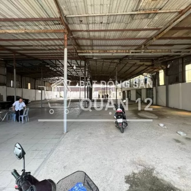 cho thuê nhà xưởng 2000m2 tại phường thới an, quận 12. giá 75 triệu