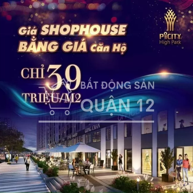 Shophouse sở hữu lâu dài, TT 30% nhận nhà kinh doanh khai thác ngay