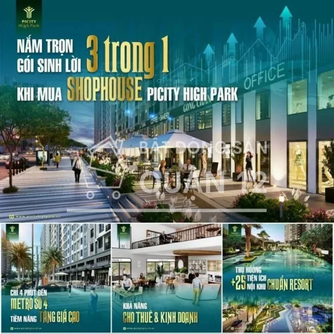 Shophouse sở hữu lâu dài, TT 30% nhận nhà kinh doanh khai thác ngay