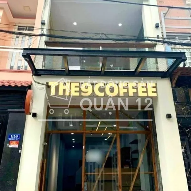 Nhà Hẻm Thông Đang Kinh Doanh Cafe Ngay Công Viên Thạnh Lộc 37