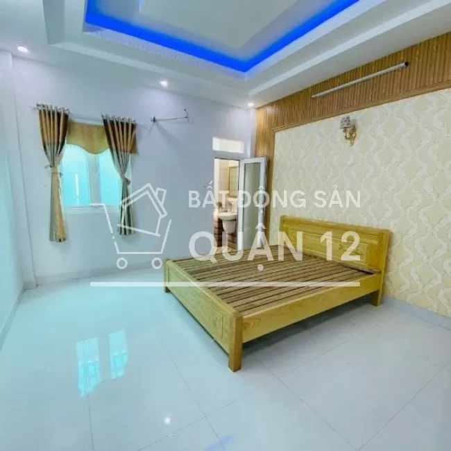 Nhà 1trệt 3lầu, 60m2(4x15) hẻm 6M thông, LVKhương Thới An, Q12, 6tỷ100