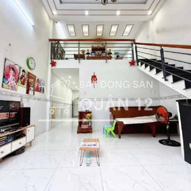 Nhà cấp4 có lửng 62m2 (4,6x14) Thới An 16 Q12 ,hẻm 3 gác ,liền kề UBND Phường - 3,7 tỷ 0932030061